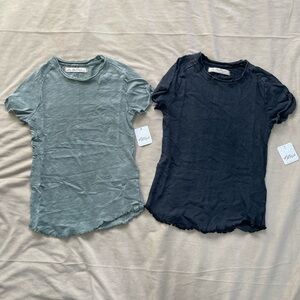 2 Piece Bundle Free People Be My Baby Tee XS NWT